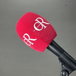 Antiviento Microfono Personalizado con Logo